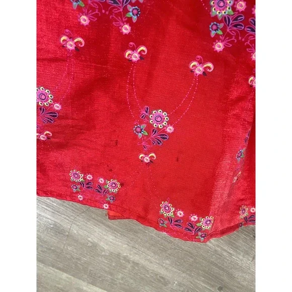 Disney Parks Store Elena Avalor Girls Princess Dress Halloween Sz S Red Deluxe - Picture 8 of 8